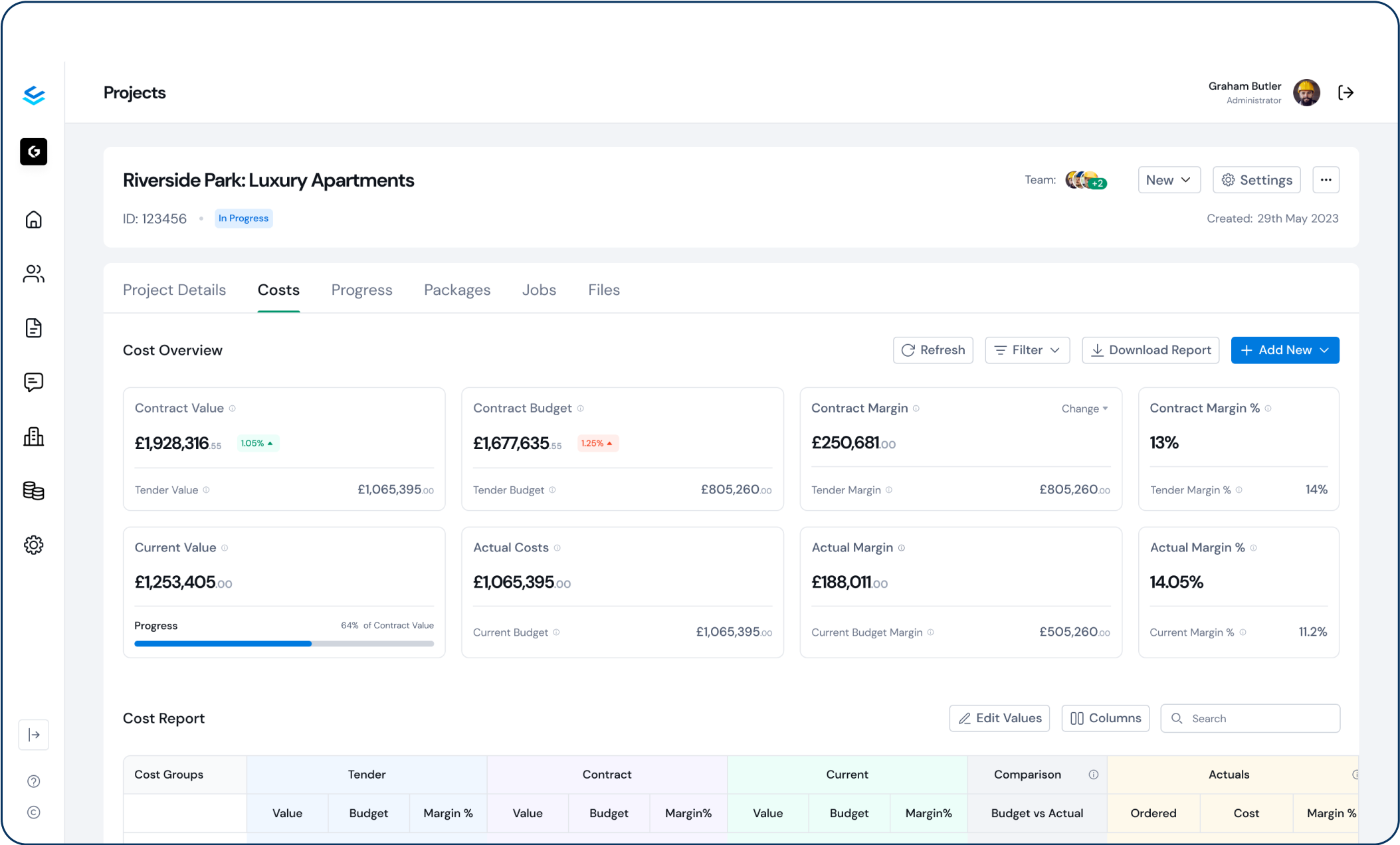 Construction Cost Tracking Software